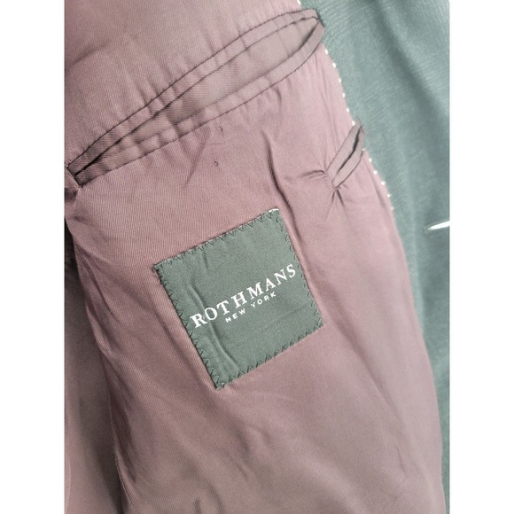 Jack Victor Rothmans Super 110's Napoli CT Charcoal Check Blazer 46R - Picture 12 of 16